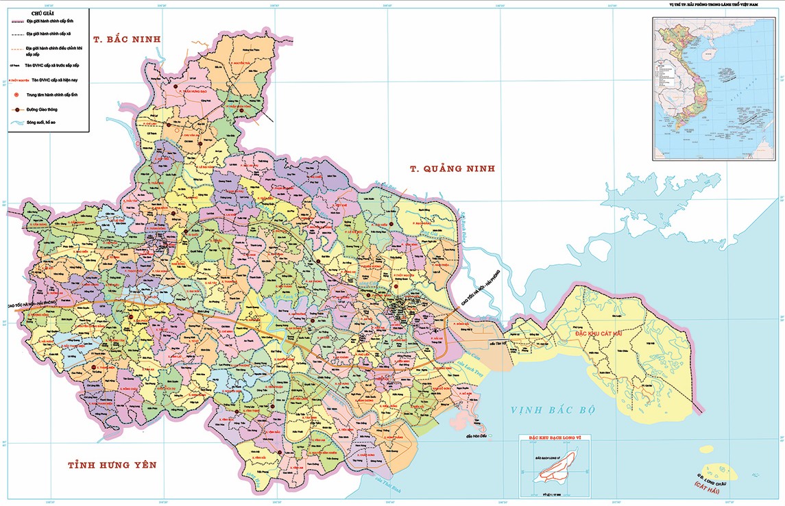 Khu vực hoạt động của thám tử Hải Phòng - Hải Dương sau sáp nhập